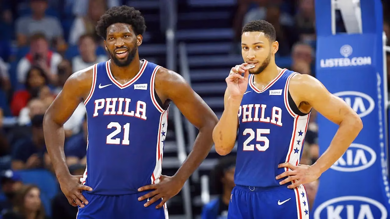 Joel Embiid and Ben Simmons